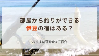 部屋から釣りができる伊豆の宿はある？おすすめ宿を6つご紹介